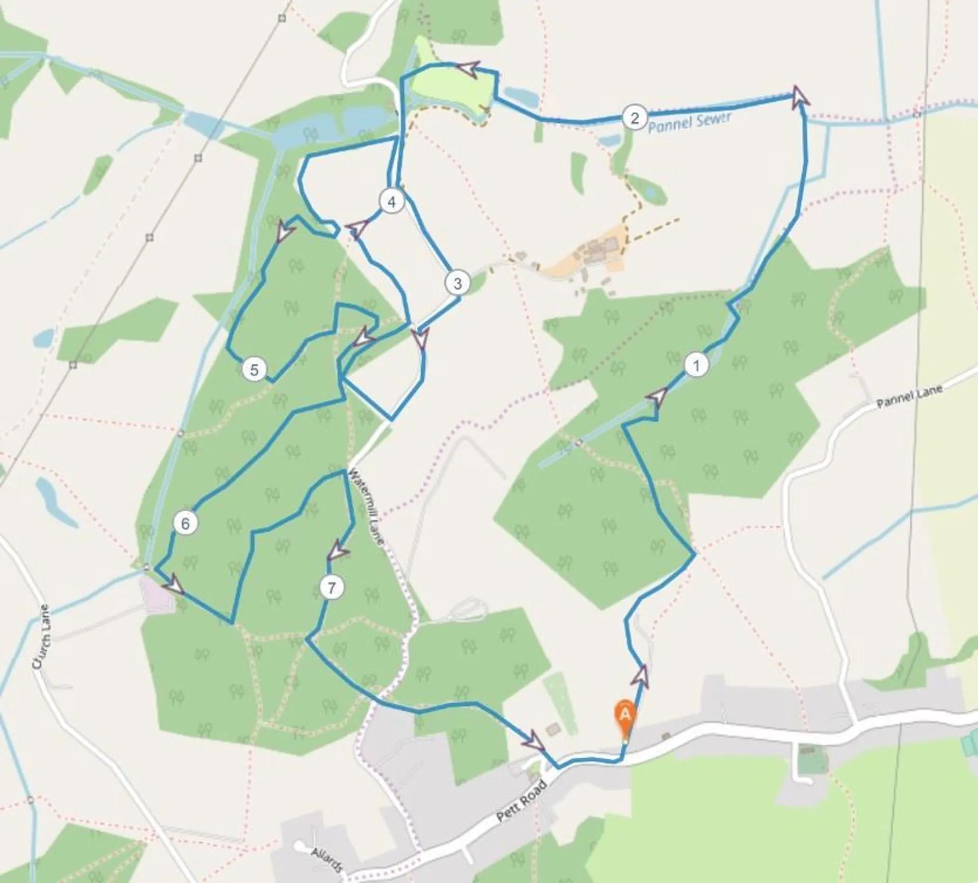 route map